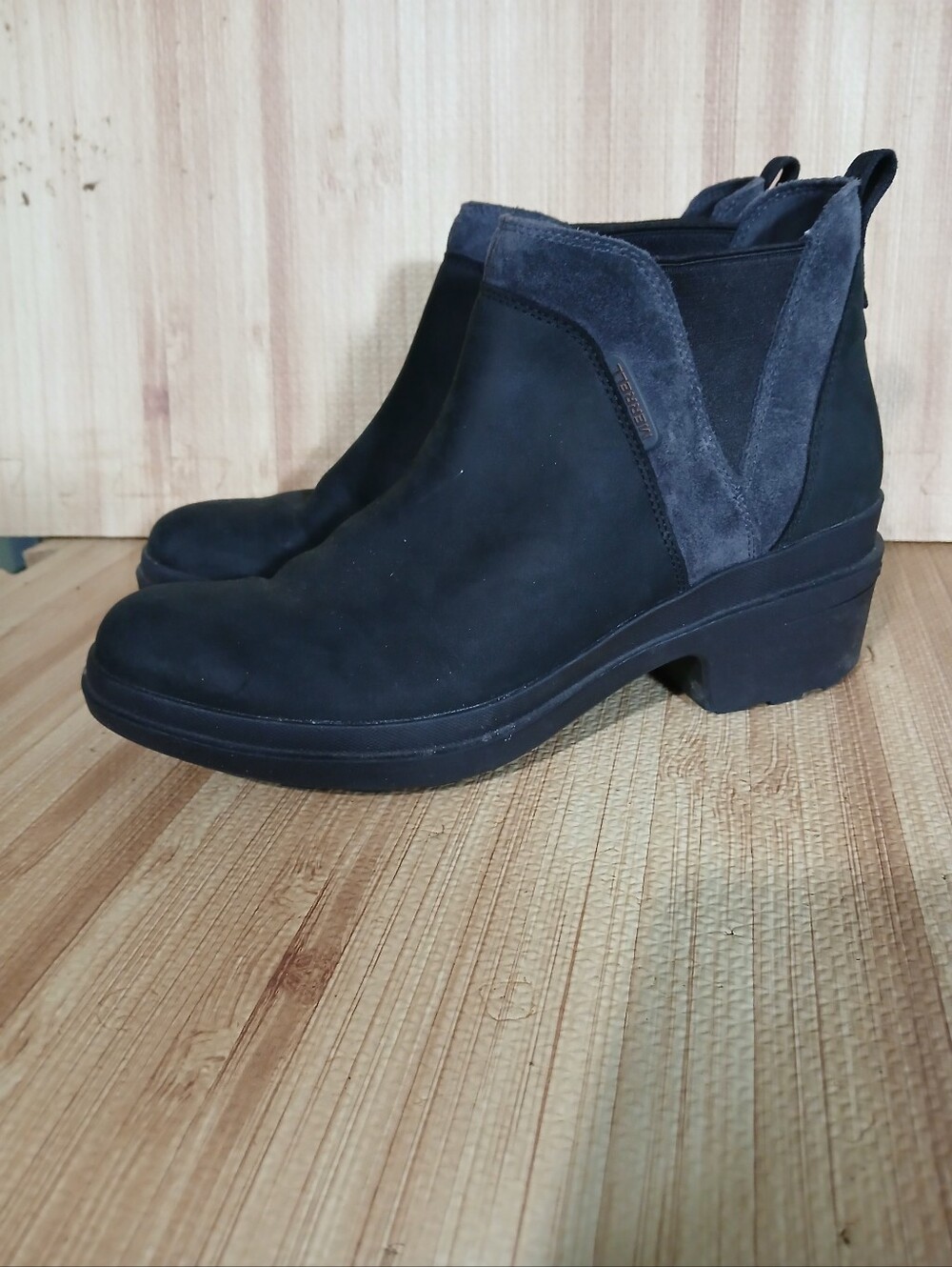 Women's Merrell Chateau III Pull Waterproof Chelsea Boots US 10 Black No insoles